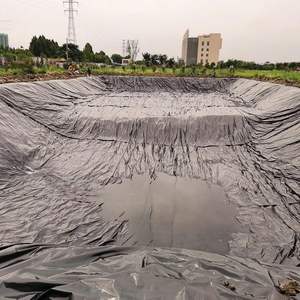 100% Vierge HDPE LLDPE Doublure Noir Polythène UV Feuille pour Biogaz ASTM Conforme Géomembranes 1mm 1.5mm 2mm Épaisseur - Product Image 4