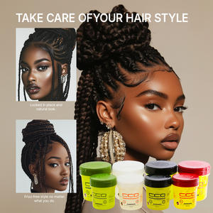 Gel Fijador para el Cabello Profesional de Marca Privada, Tamaño Grande de 473 ml, Aceite de Oliva ECO Sin <span class=keywords><strong>Alcohol</strong></span>, para Todo Tipo de Cabello - Product Image 4