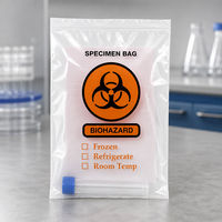 Sac de transport pour échantillons LDPE 9x12 pouces blanc pour archivage extérieur, hématologie, urologie, endocrinologie, neurologie et expédition