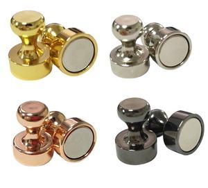 강력한 화이트보드 핀 희토류 자석 마그네틱 핀 학교 사무실용 자석 냉장고용 벤딩 용접 포함 - Product Image 2