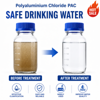 Coagulant en chlorure de polyaluminium pour le traitement de l'eau potable municipale