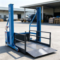 Rampe de chargement mobile portable pour camion, plateforme de chargement électrique pour entrepôt