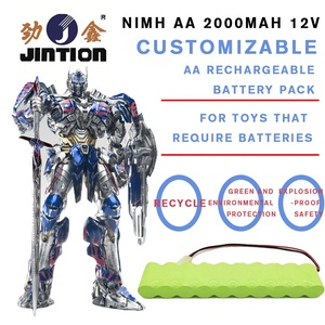 <span class=keywords><strong>AA</strong></span> 2000mAh 12V Batería NiMH Paquete de batería NiMH Batería con conector estándar Tamiya Enchufe para RC Car Truck Tank Vehicles - Product Image 3