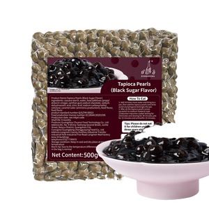 Perlas de Tapioca Redondas Marrones de Alta Calidad para Té, Postres de Burbujas, Marca Zonegoing, 900g - Product Image 1