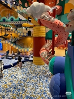 Castillo Inflable Infantil Redondo para Interiores, Castillo Pequeño de Acero Galvanizado, Área de Juegos Circular Personalizada con Tobogán y Piscina de Pelotas