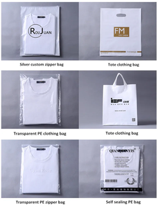 Thickened (mm) Frosted Zipper Bags Transparent PE Plastic Self-Sealing EVA <b>Underwear</b> Sweaters Socks Clothing Packaging Bags - Product Image 3