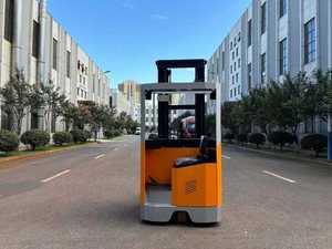 Electric Stacker Forklift 1Ton 1.5Ton Forward Reach <b>Standing</b> Drive Full Electric Pallet Truck Imported <b>Engine</b> Pump Motor Gear - Product Image 3
