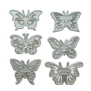 Pochoirs <span class=keywords><strong>de</strong></span> découpe en métal en forme <span class=keywords><strong>de</strong></span> papillon, pour scrapbooking, album photo, modèle <span class=keywords><strong>de</strong></span> papier, moule, gaufrage, décoration artisanale - Product Image 6