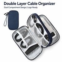 Sac de rangement de voyage pour appareils électroniques, pochette portable pour câbles, pour batterie externe, cordon USB, écouteurs, accessoires technologiques