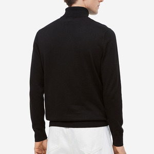 Autumn Winter <strong>Men's</strong> Warm Knit <strong>Turtleneck</strong> Solid Color Custom Wholesale Long Sleeve <strong>Jumper</strong> - Product Image 6