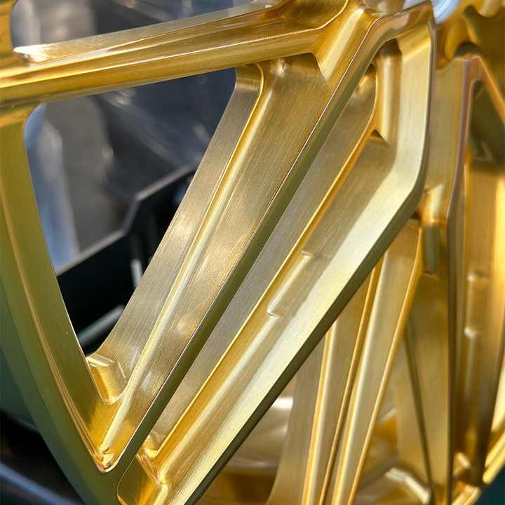 GVICHN 19 20 21 Inch Custom Aluminum Alloy Forged Rims Brushed Gold ...