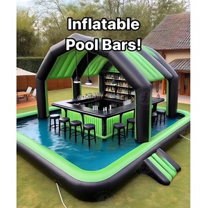 2024 nóng bán Chất lượng cao đa người hồ bơi Inflatable Bar sofa Lounger giải trí nổi hàng cho công viên giải trí - Product Image 2
