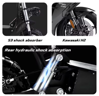 Trottinette électrique 3000W à double moteur, batterie 60V 38AH, vitesse 80-85 km/h, autonomie 90-100 km, pneus tout-terrain de 11 pouces