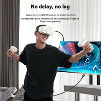 Câble de liaison VR en alliage d'aluminium compatible avec Oculus Quest 3/2, charge rapide, type-C, connecte ordinateur, caméra, lunettes, casque VR