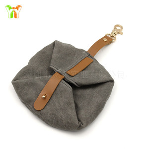 Foldable dog bowls, <b>canvas</b> dog food bowls, water bowls, feeding bowls, portable pet food bags for dog walking. - Product Image 5