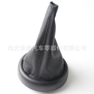 Pomo de palanca de cambios para BMW Mini Cooper R50, de cuero PU negro, 5/6 velocidades, cubierta ergonómica para la palanca de cambios - Product Image 1