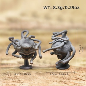 Figurine miniature de <span class=keywords><strong>monstre</strong></span> à huit pattes Cthulhu Beholder sur le thème du DND en résine colorée à faire soi-même - Product Image 2