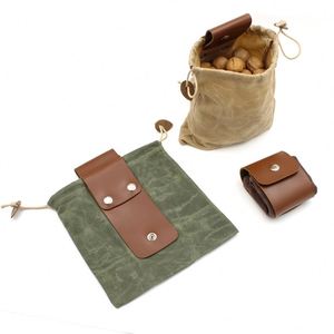 Bolsas de Lona para Recoger Frutas al Aire Libre, Bolsa Plegable con Cordón para Cinturón - Product Image 1
