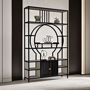 Scaffale <span class=keywords><strong>da</strong></span> <span class=keywords><strong>Collezione</strong></span> Fullsummer, Divisorio per Soggiorno, Mobile Porta Vini, Espositore Decorativo, Mensola <span class=keywords><strong>da</strong></span> Parete - Product Image 3