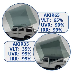 Pellicola per Finestrini Auto KABINSHI AKIR VTL35% 4mil 4ply, Ultra Trasparente, 1,52m*30m, Adesivo per Auto, Pellicola Oscurante - Product Image 4
