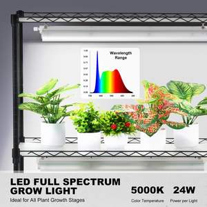 DB Wholesale 6-Tier Large Tall <b>Plant</b> Stand with 192W 5000K Full Spectrum Grow <b>Light</b> <b>for</b> Indoor <b>Plant</b> Growing DIY Garden Lighting - Product Image 4