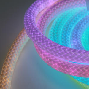 Perfil <span class=keywords><strong>de</strong></span> Tejido <span class=keywords><strong>de</strong></span> Cuerda <span class=keywords><strong>de</strong></span> Neón <span class=keywords><strong>de</strong></span> 360 Grados con Envoltura <span class=keywords><strong>de</strong></span> Tela, Kit <span class=keywords><strong>de</strong></span> <span class=keywords><strong>LED</strong></span> <span class=keywords><strong>de</strong></span> Neón <span class=keywords><strong>de</strong></span> 5 m con Clasificación IP65 y Control por WiFi - Product Image 5