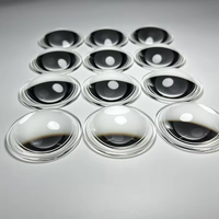 Diamètre optique Lentille dôme hémisphère 30mm Lentille dôme sphérique