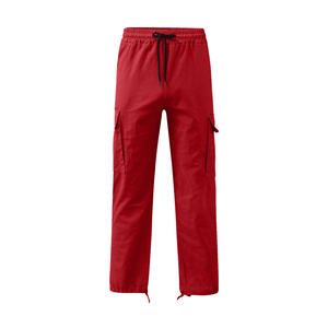 Performance Grade Polyester Casual Mid Cargo <b>Trousers</b> for <b>Men</b> <b>with</b> Gusseted Crotch and Ergonomic Pocket Angles Enhanced Mobility - Product Image 4