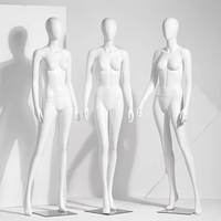 Mannequin femme en fibre de verre blanc mat, modèle tête de balle en PRV, prix d'usine, à vendre