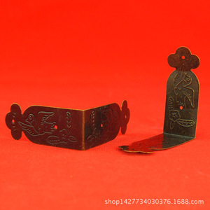 ขอบเหล็กคาร์บอนขนาด 56x23 มม. ผิวสัมผัสแบบโบราณ สำหรับป้องกันกล่องไม้ - Product Image 2