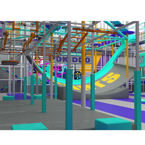 Bettaplay Parque de Trampolines Comercial Interior de 2500 m² con Tobogán Gigante, Muro de Escalada Interior y Entrenamiento Físico - Product Image 5