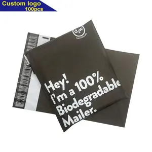 Bbiodegradable กันน้ําโพลีซองจดหมายการจัดส่งอุปกรณ์พลาสติก Mailer บรรจุภัณฑ์เสื้อผ้าพัสดุธุรกิจจัดส่งกระเป๋า