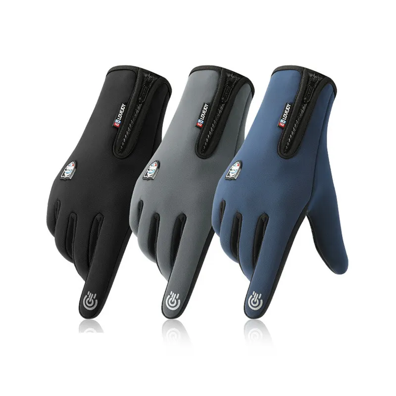 Wholesale Full Finger Gloves Touch Screen Cycling Gloves Sport Motorcycle Riding Bike Gloves Bicycle Accessories