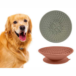 Bol de nourriture pour animaux de compagnie en silicone de qualité alimentaire, à ventouse, pour chien et chat, à alimentation lente, très vendu - Product Image 1