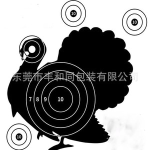 Papier de cible imprimé sur mesure avec silhouette, 12x18 pouces, pour la pratique du tir - Product Image 5