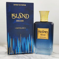 Parfum en spray transfrontalier Khadlaj Island, entièrement en anglais, parfum arabe du Moyen-Orient de Dubaï, longue tenue, Sillage