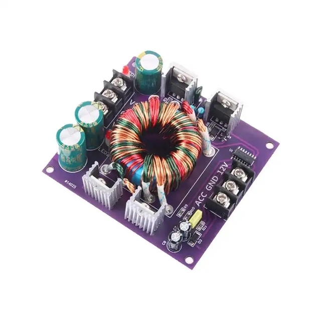 Industrial Dual Power Board Mount Amplifier High-Power DC-DC Converter 12V 24V 3A Boost for Car Audio Power Supply