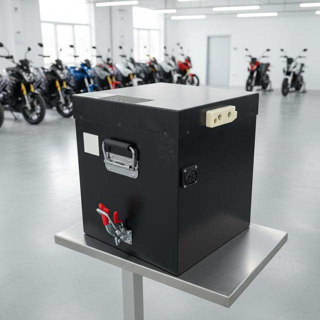 Cnntny E-Motorbike Power Supply 76.8V 72V 60Ah LiFePO4 Battery Pack Model 7260 High Cycle Life -20-55 Complete Certificates