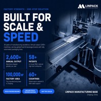 Ligne d'emballage automatique haute vitesse LINPACK pour sachets préformés, machine de remplissage et de scellage pour noix