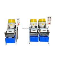 Machine de polissage centrifuge à seau unique 18L pour le polissage à sec et humide des bijoux, idéale pour la finition des chaînes et bracelets en argent