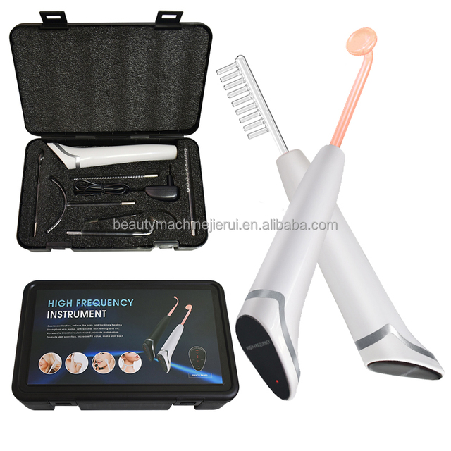Home Use Equipment Portable Skin High Frequency Therapy Wand Electrotherapy High Frequency Wand Machine
