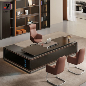 Escritorio Ejecutivo en Forma de L de Madera Moderna de Alta Gama Personalizado, Extensible, con Garantía de 5 Años, Certificado ISO9001/ISO14001, para Directores - Product Image 3