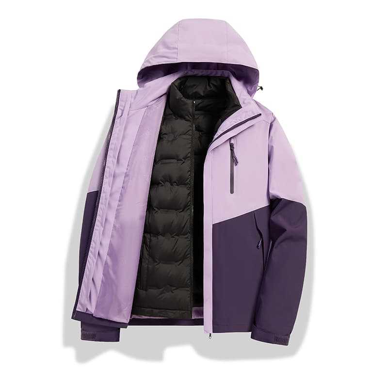 Dark purple and light purple