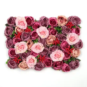 Художественный фон из пенопласта, Шелковая Роза, цветок, настенная панель, искусственная ткань для свадебного декора, китайский Новый год, День матери
