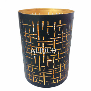 Portavelas Votivo Indio Atiqco, Hecho a Mano en Hierro, Duradero y Portátil, para Decoración del Hogar y Mesa, para Cualquier Ocasión - Product Image 2