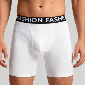 Boxer da <span class=keywords><strong>Uomo</strong></span> di Tendenza 2025, Asciugatura Rapida, Traspiranti, Pantaloncini in Rete, Slip Sportivi, Intimo Maschile Standard in <span class=keywords><strong>Cotone</strong></span> - Product Image 3