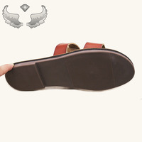 Sandales pour femmes, style simple et tendance, chaussures faites à la main, semelle plate, antidérapantes, durables, pour la plage, en stock, prêtes à être expédiées