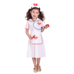 女の子の子供の看護師のユニフォームのためのハロウィーンの衣装 - Product Image 3