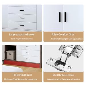 <span class=keywords><strong>Armoire</strong></span> moderne simple et amovible pour <span class=keywords><strong>chambre</strong></span> à coucher, location de maison, petit appartement - Panneau écologique, un mètre, <span class=keywords><strong>adulte</strong></span>/enfant - Product Image 4