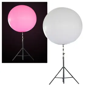 1.2 m Outdoor Party Decorations Inflatable LED Light Balloon Custom Made Inflatable Stand LED Balloon